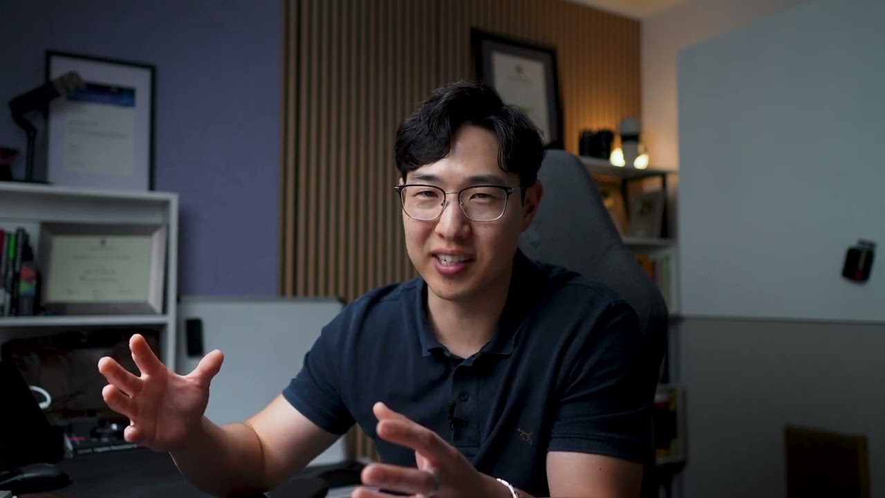 Testimonial video frame of Justin Sung, founder of iCanStudy