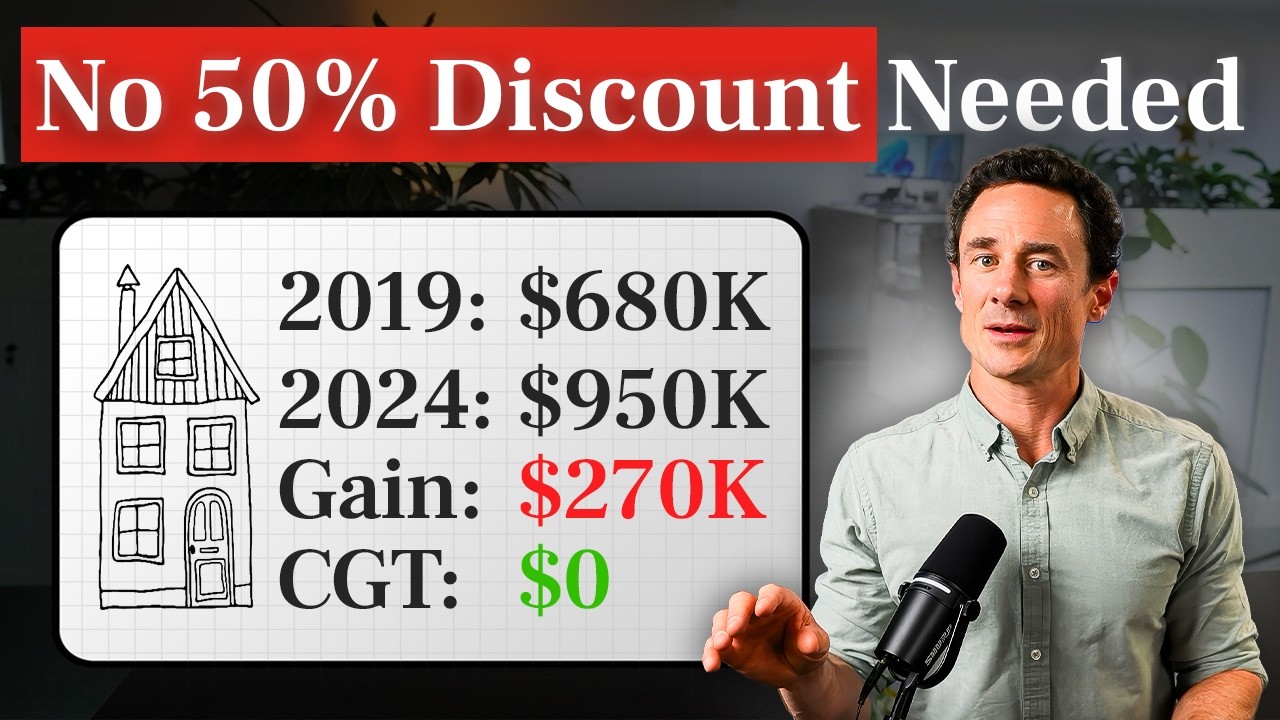 YouTube thumbnail for KHT Accounting: Why Smart Investors Don’t Rely on the 50% CGT Discount (They Do...
